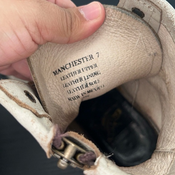 FREEBIRD Manchester Cream Combat Boot - Picture 8 of 9